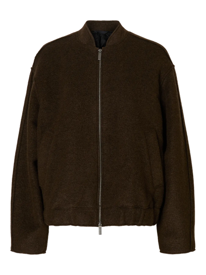SLFreign Wool Blend Bomber Jacket - Delicioso