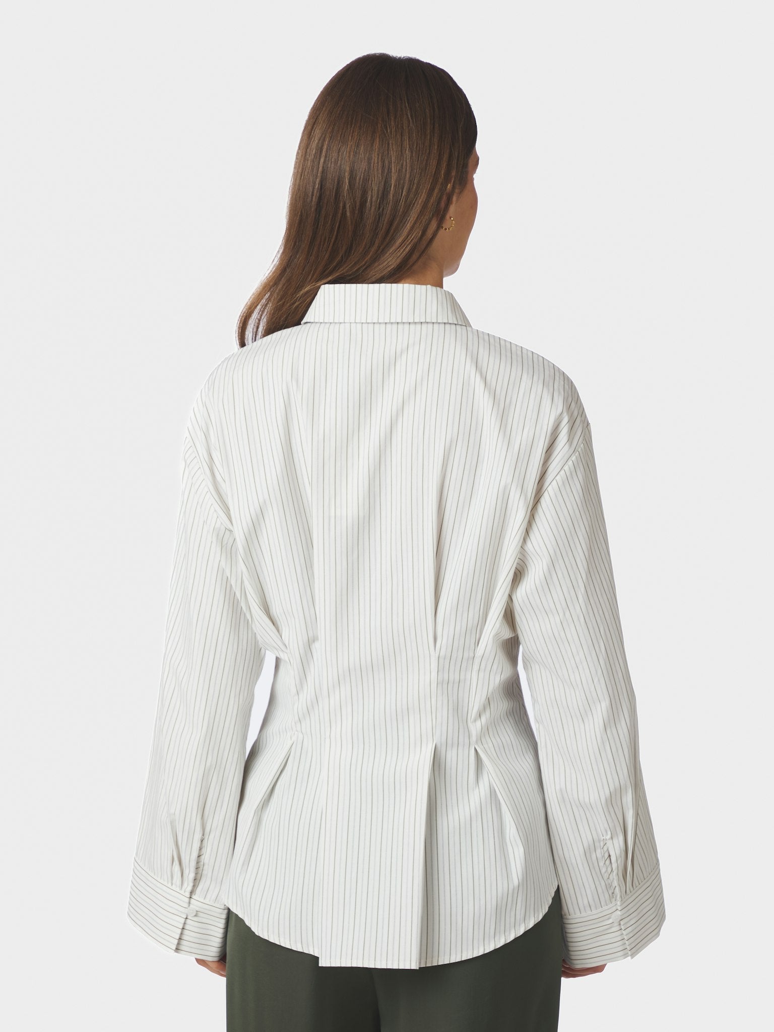 Lytra Double Stripe Shirt - White Stripe
