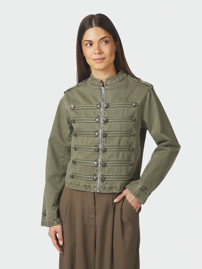 Sivena Denim Jacket - Army