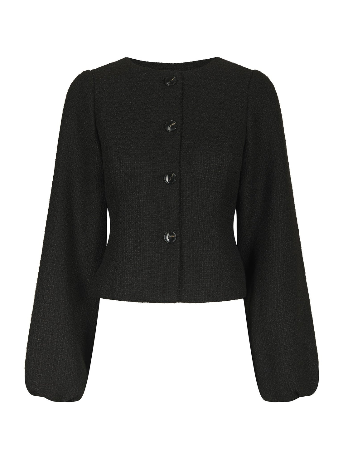Junette Boucle Jacket - Black