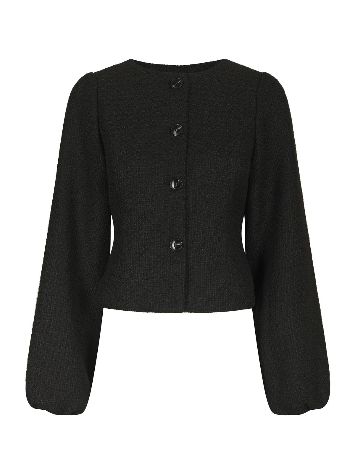 Junette Boucle Jacket - Black
