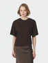 Alira Boxy Tee – Dunkelbraun
