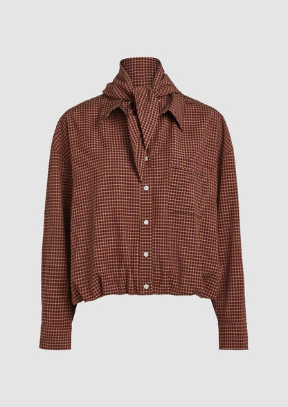 Yana Blouse - Russet Brown