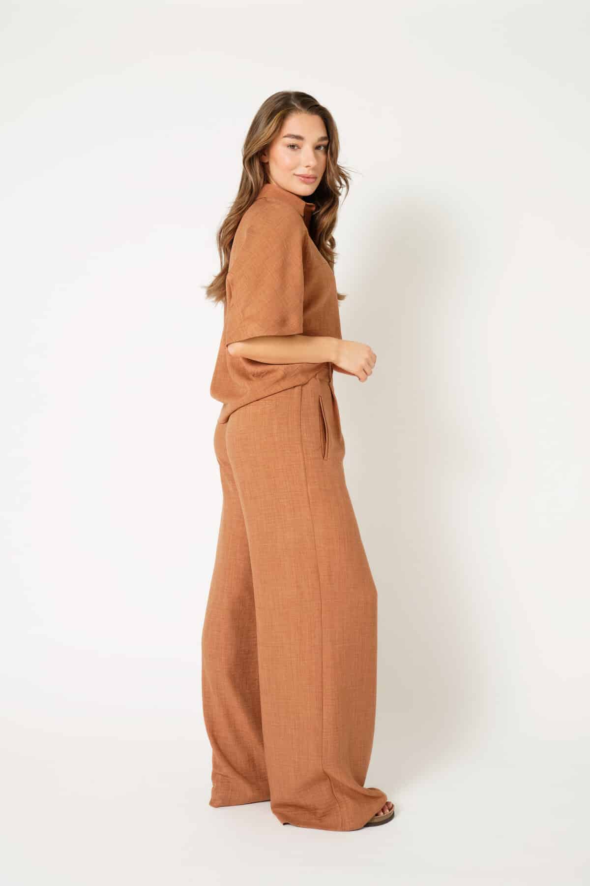 Freya Top - Cognac