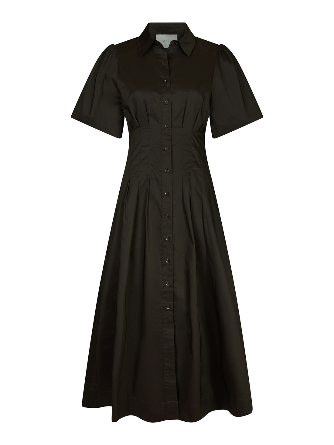 Baia Poplin Dress - Chocolate Brown