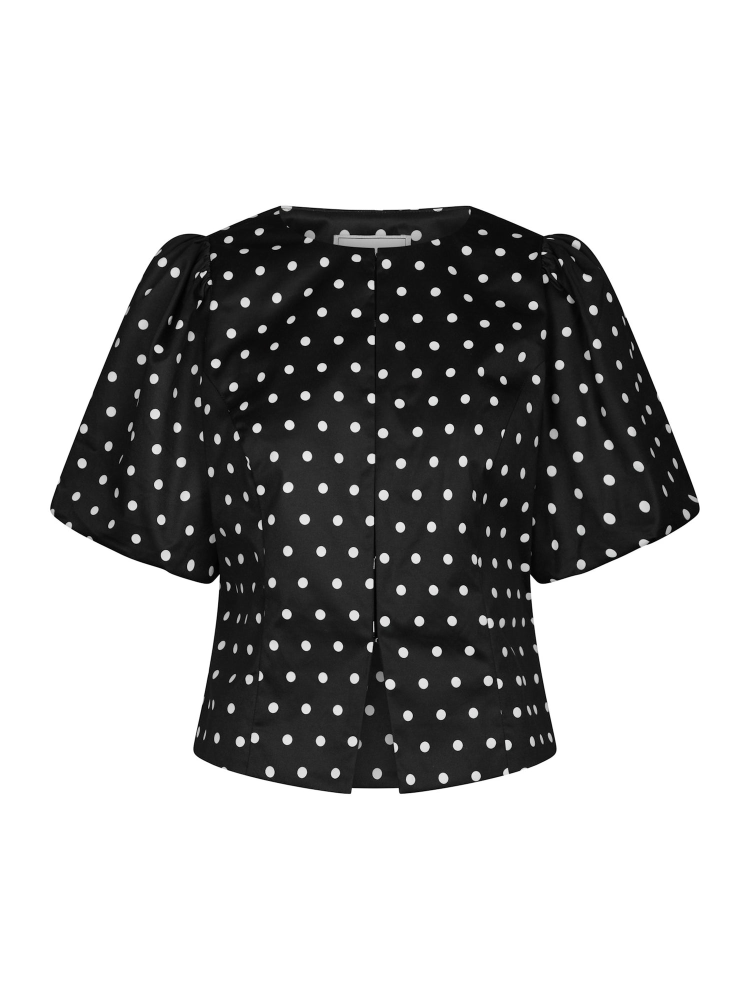 Anela Dot Blouse - Black