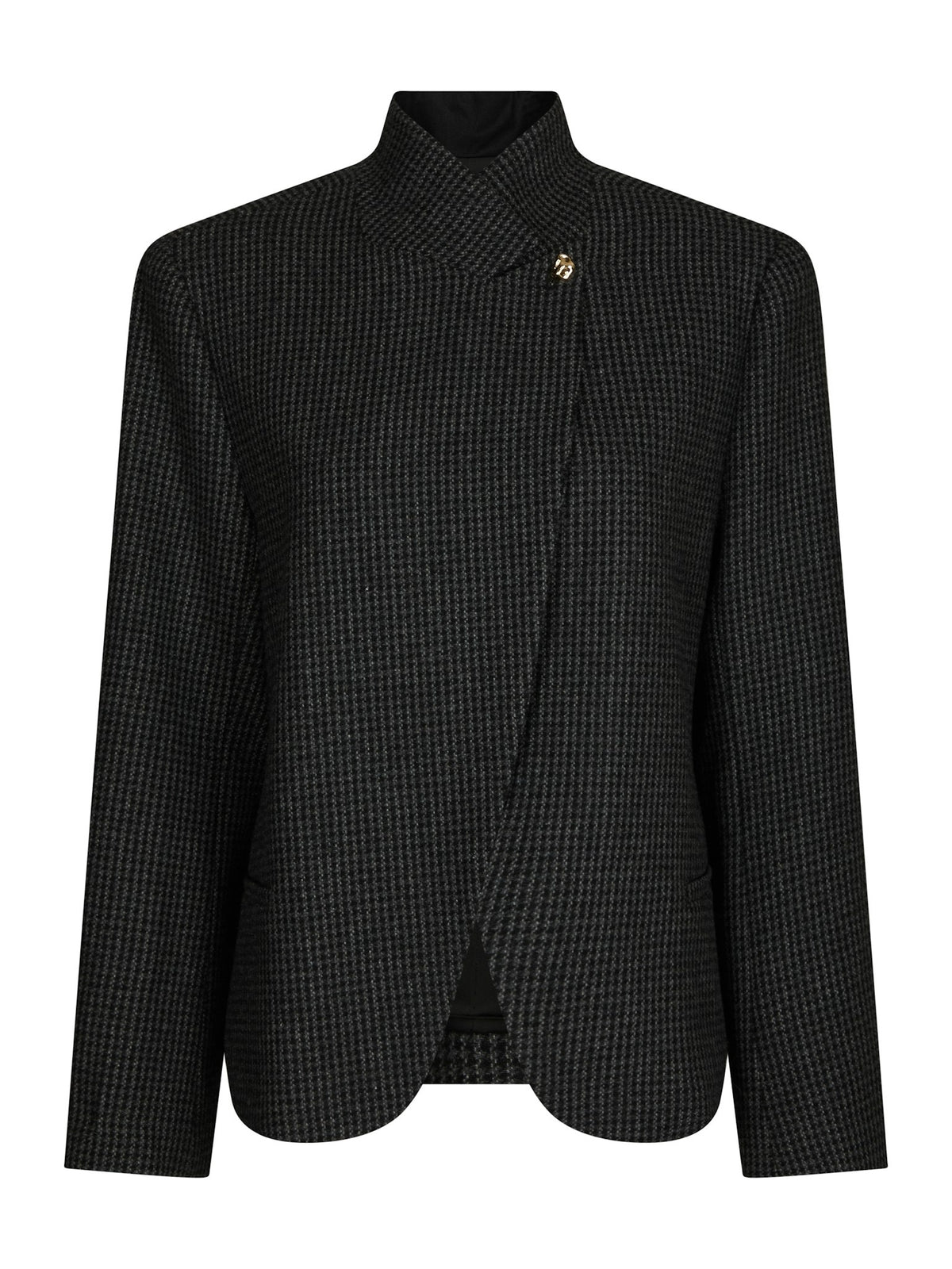 Paria Check Blazer - Dark Grey