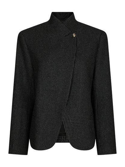 Paria Check Blazer - Dark Grey