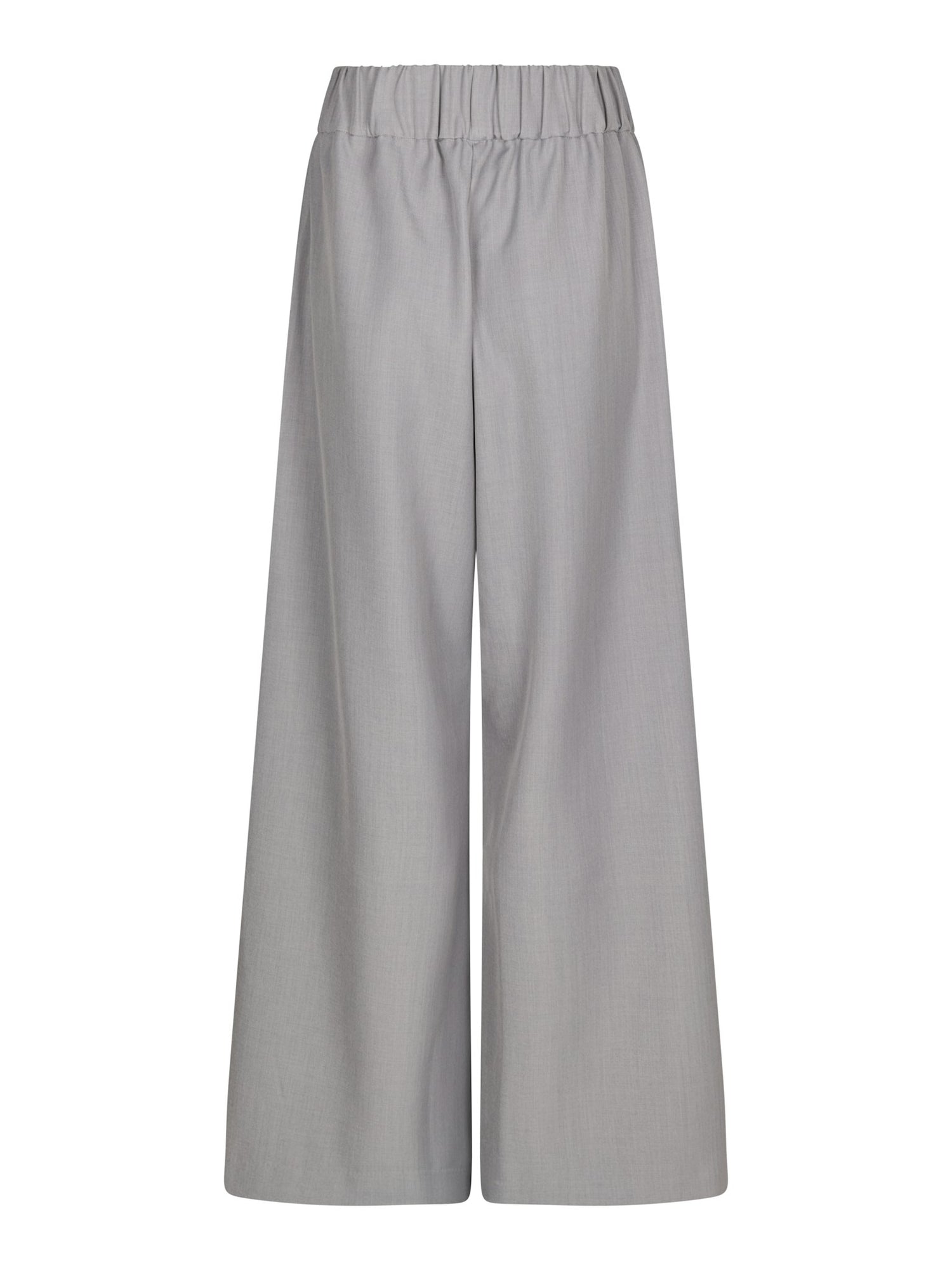 Janel Structure Pants - Grey Melange