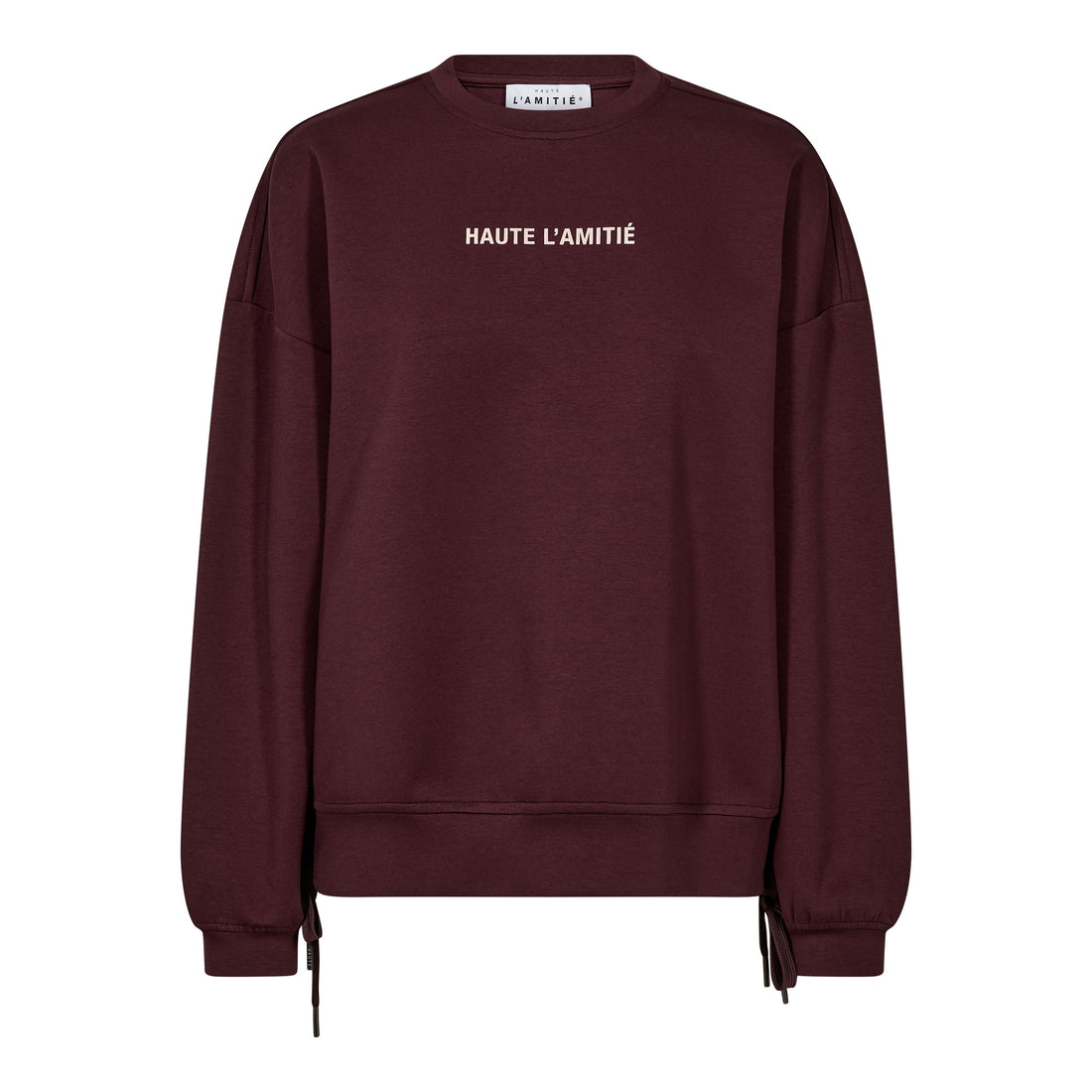 New Studio Tie Sweat - Wine