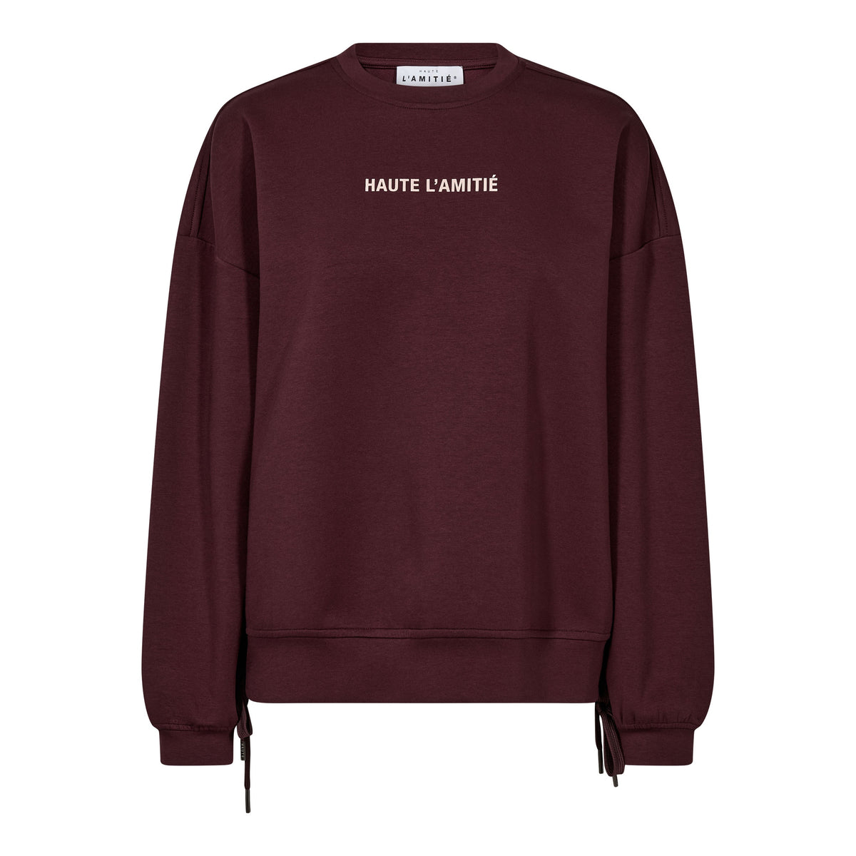 New Studio Tie Sweat - Wine