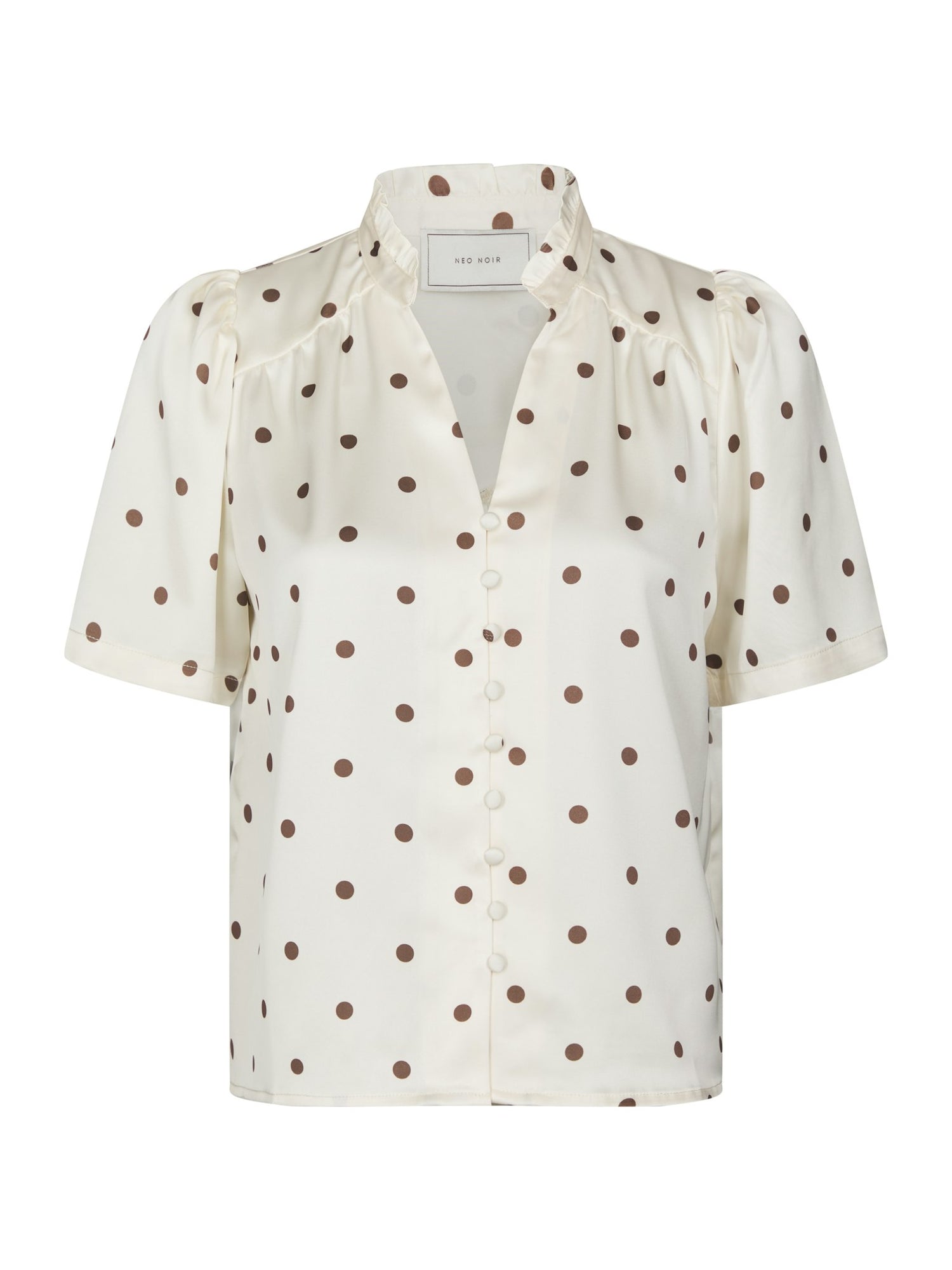 Torana Dotted Blouse - Creme