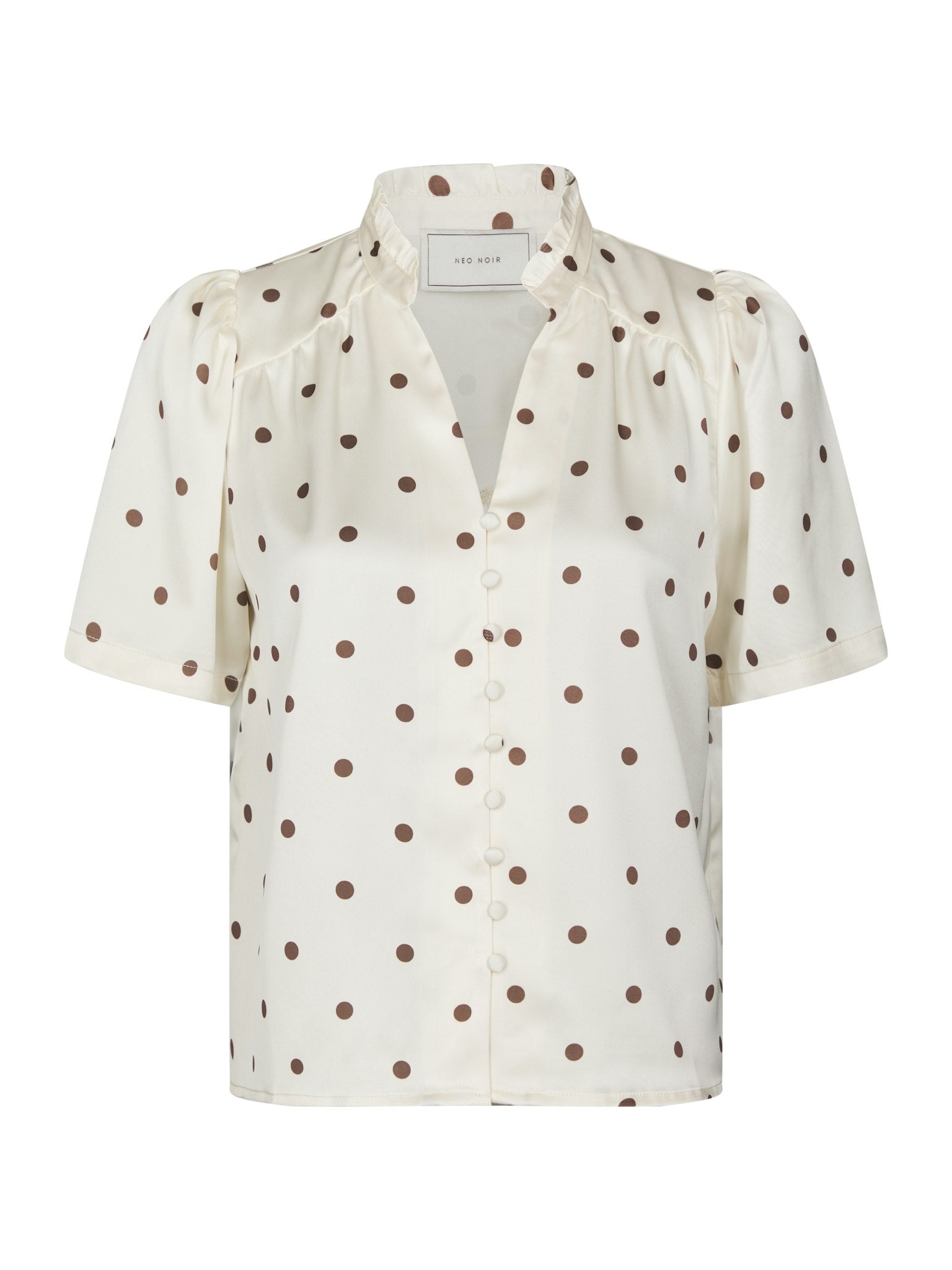 Torana Dotted Blouse - Creme