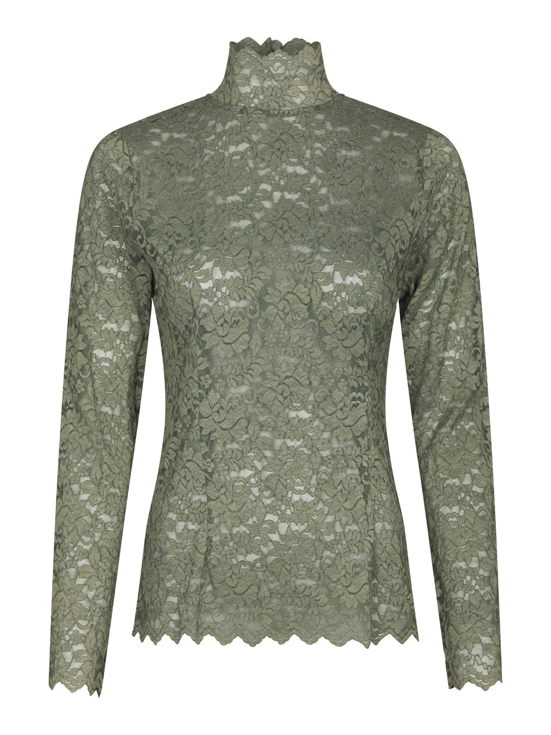 Liza Laceflower Blouse - Cold Army