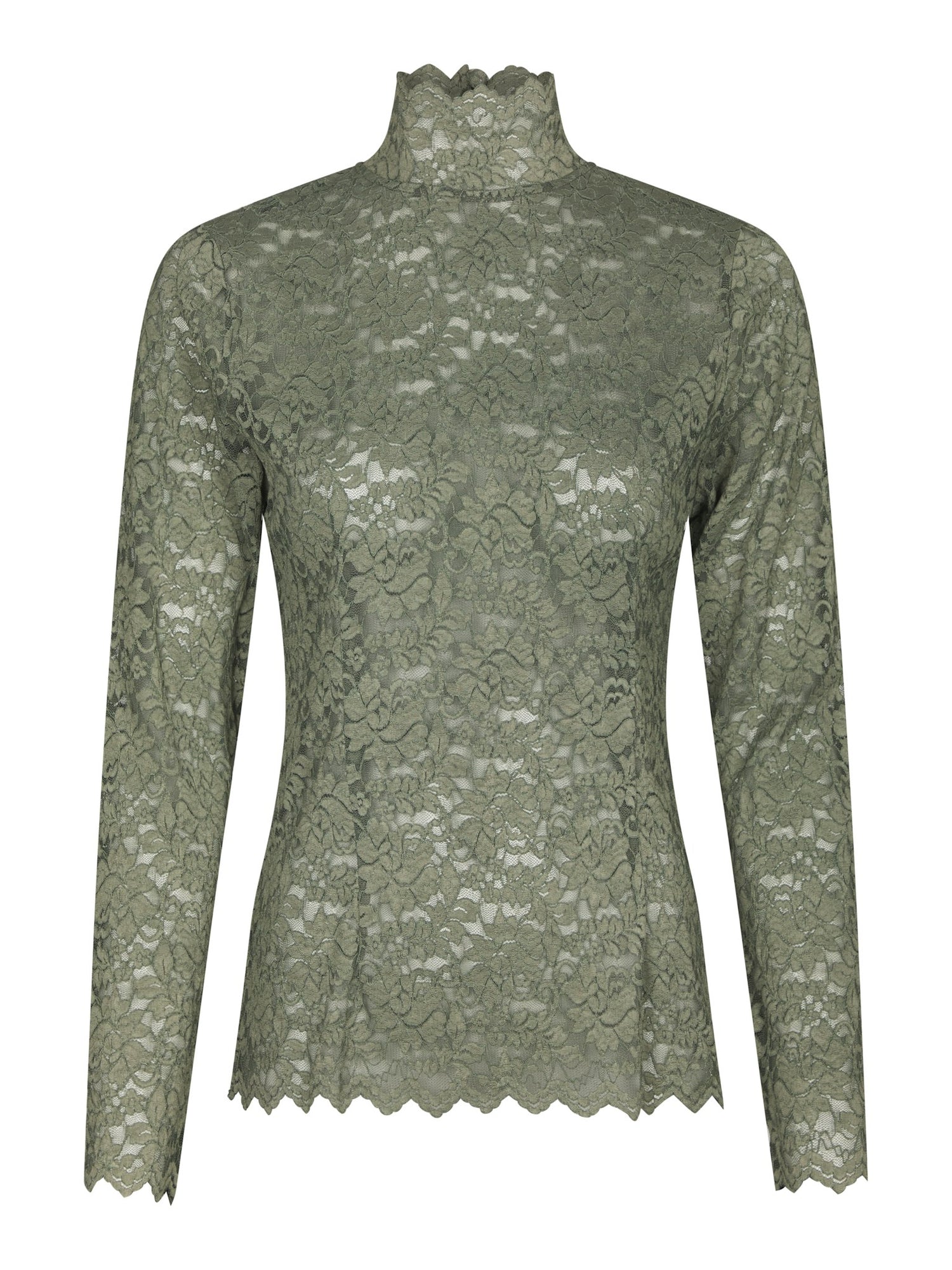 Liza Laceflower Blouse - Cold Army