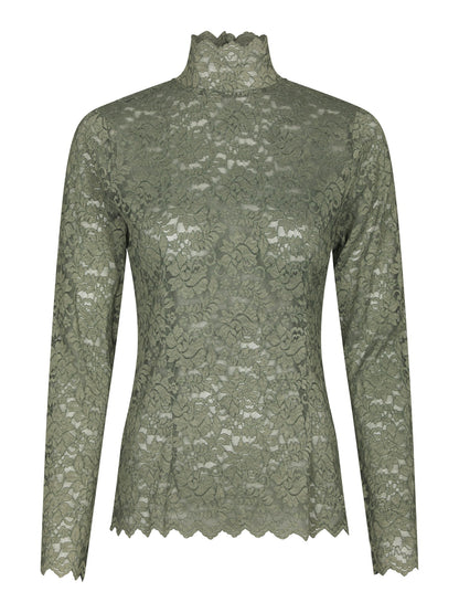 Liza Laceflower Blouse - Cold Army