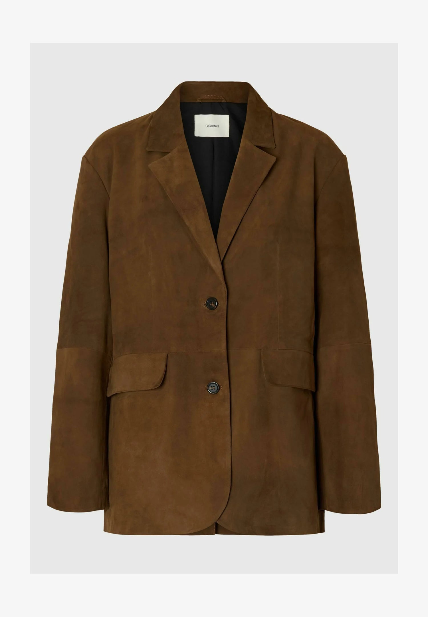 SLFClara Suede Blazer - Cappuccino