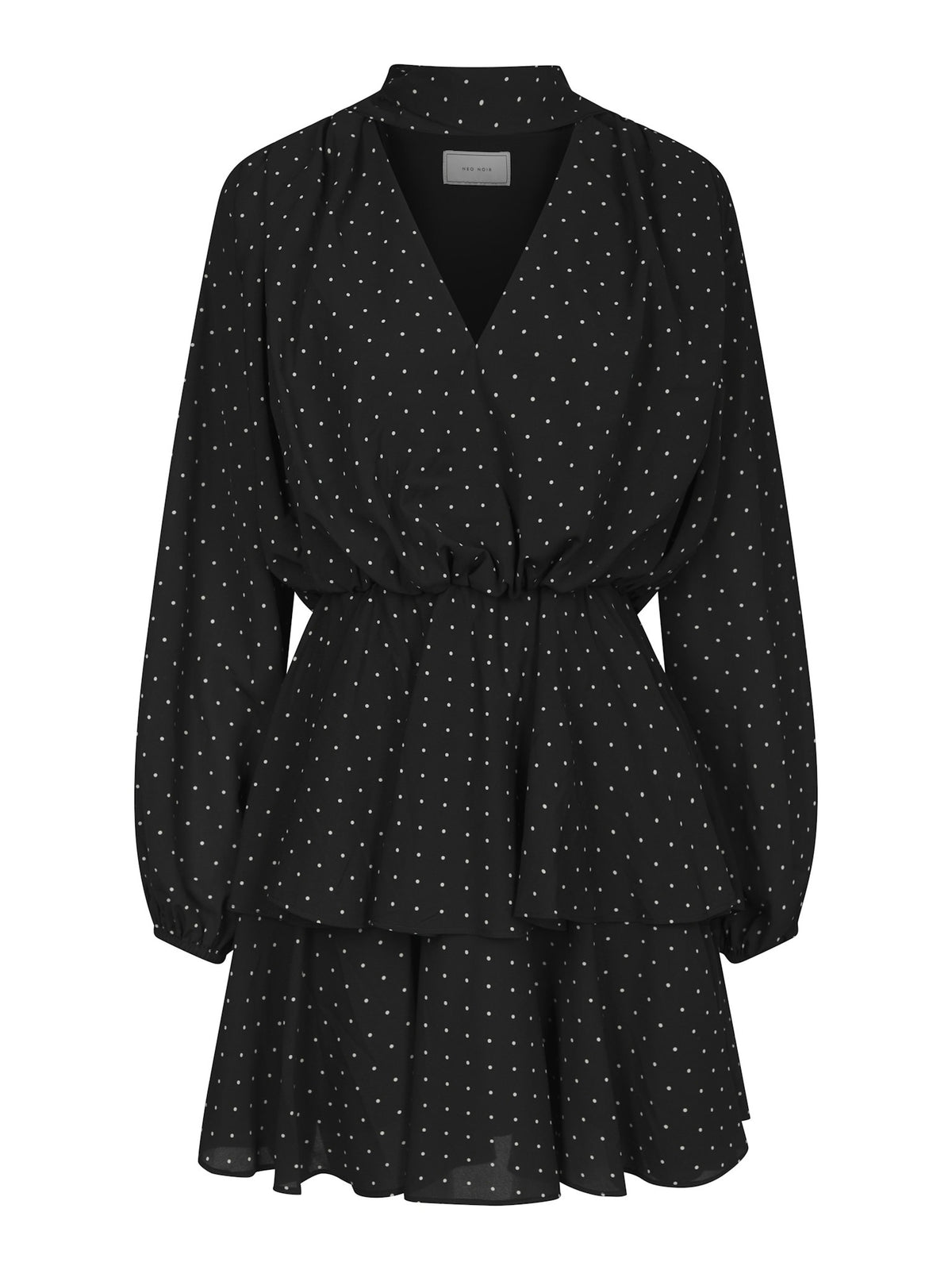 Nielle Dot Dress - Black