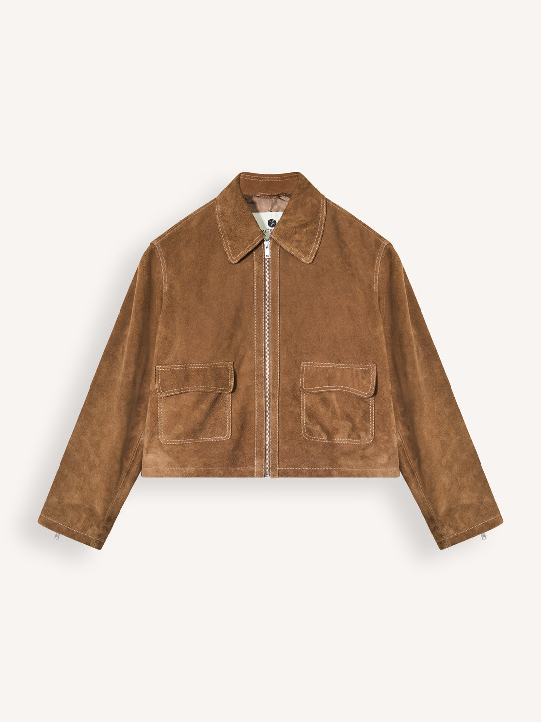 Lynelle Suede Jacket - Dark Olive