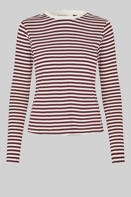 Alvilda O-neck tee - Fudge