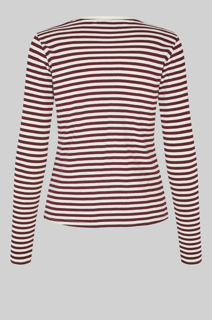 Alvilda O-neck tee - Fudge