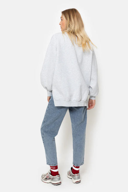 ULLA Oversized Sweatshirt - Marled Grey