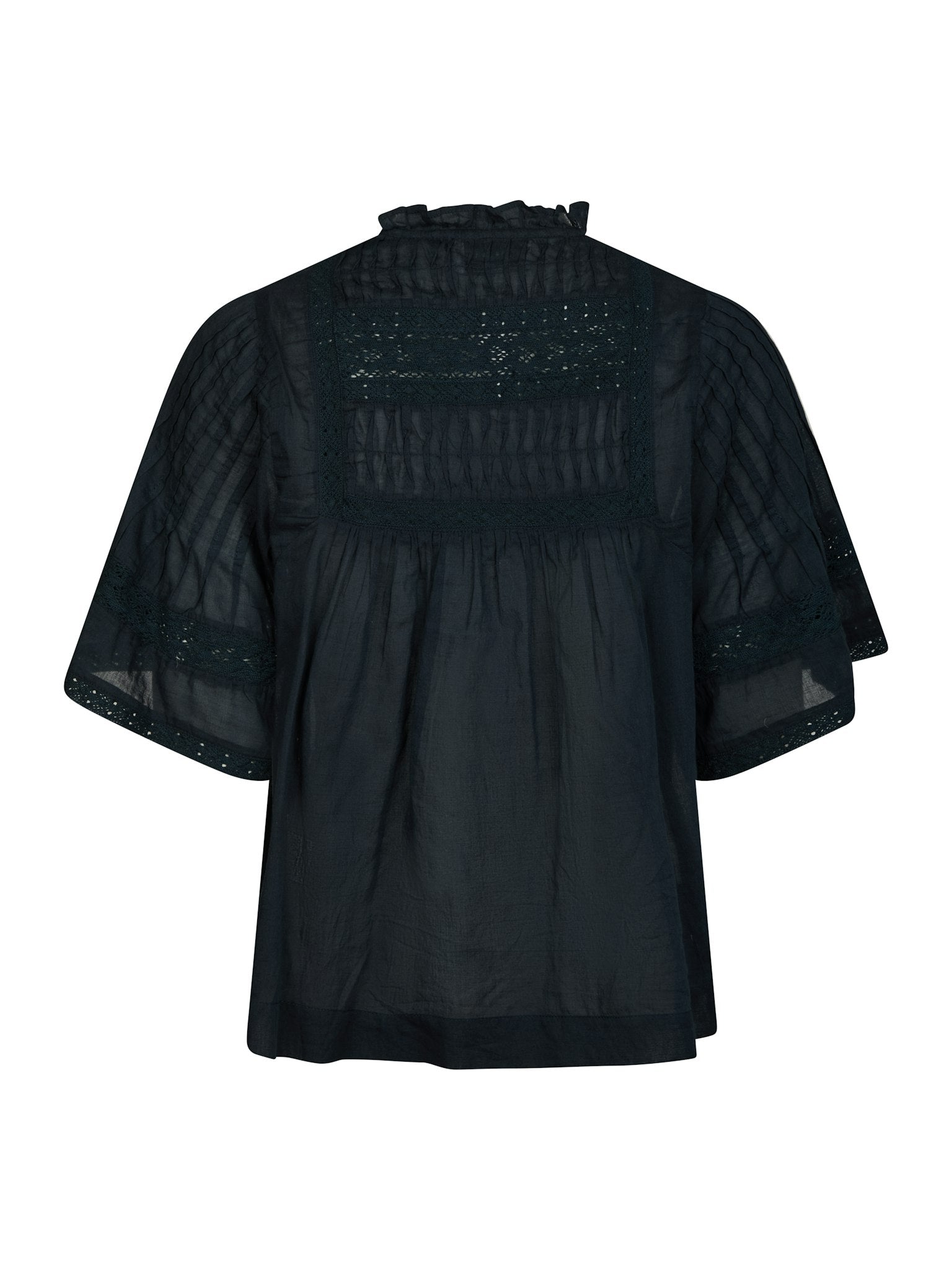 Siama S Voile Blouse - Navy