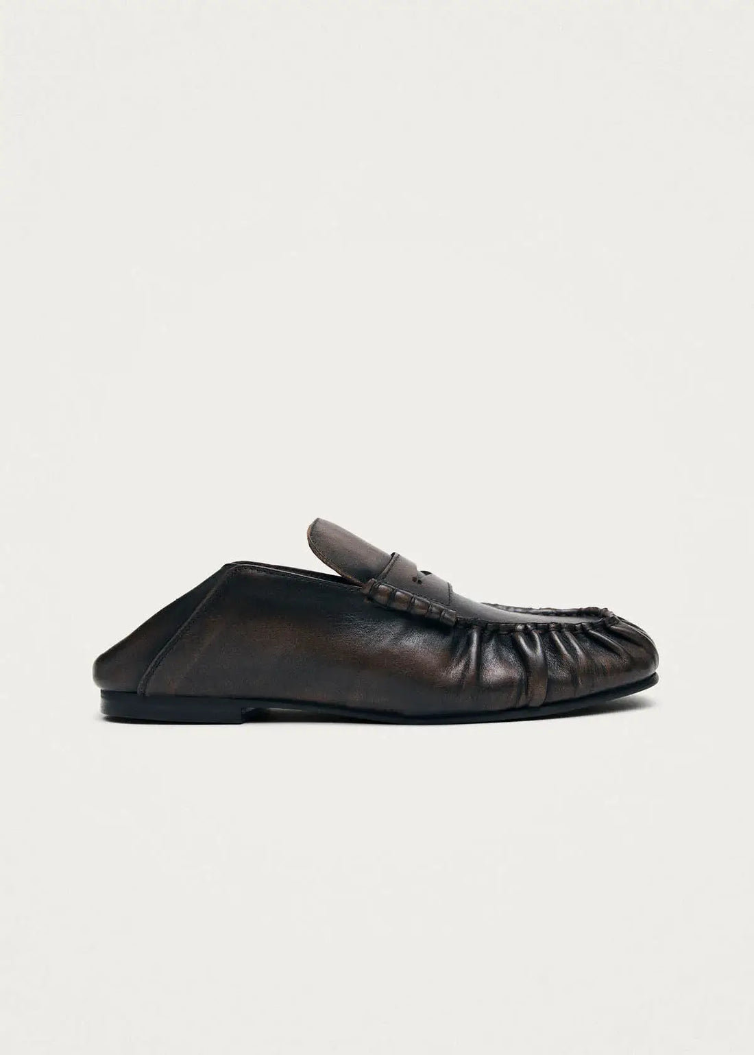 Aven Leather Loafers - Vintage Effect Brown