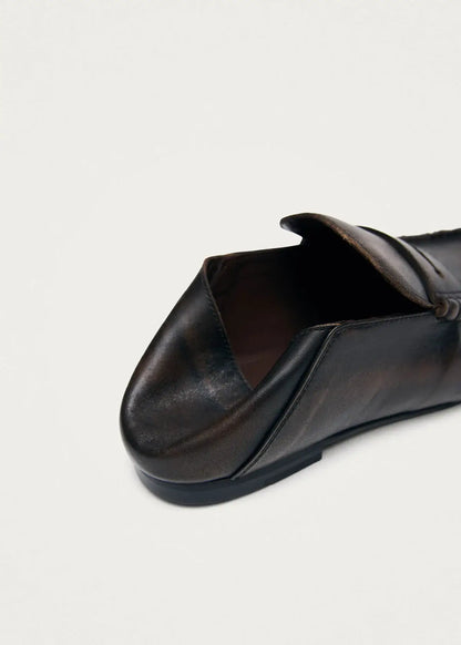 Aven Leather Loafers - Vintage Effect Brown