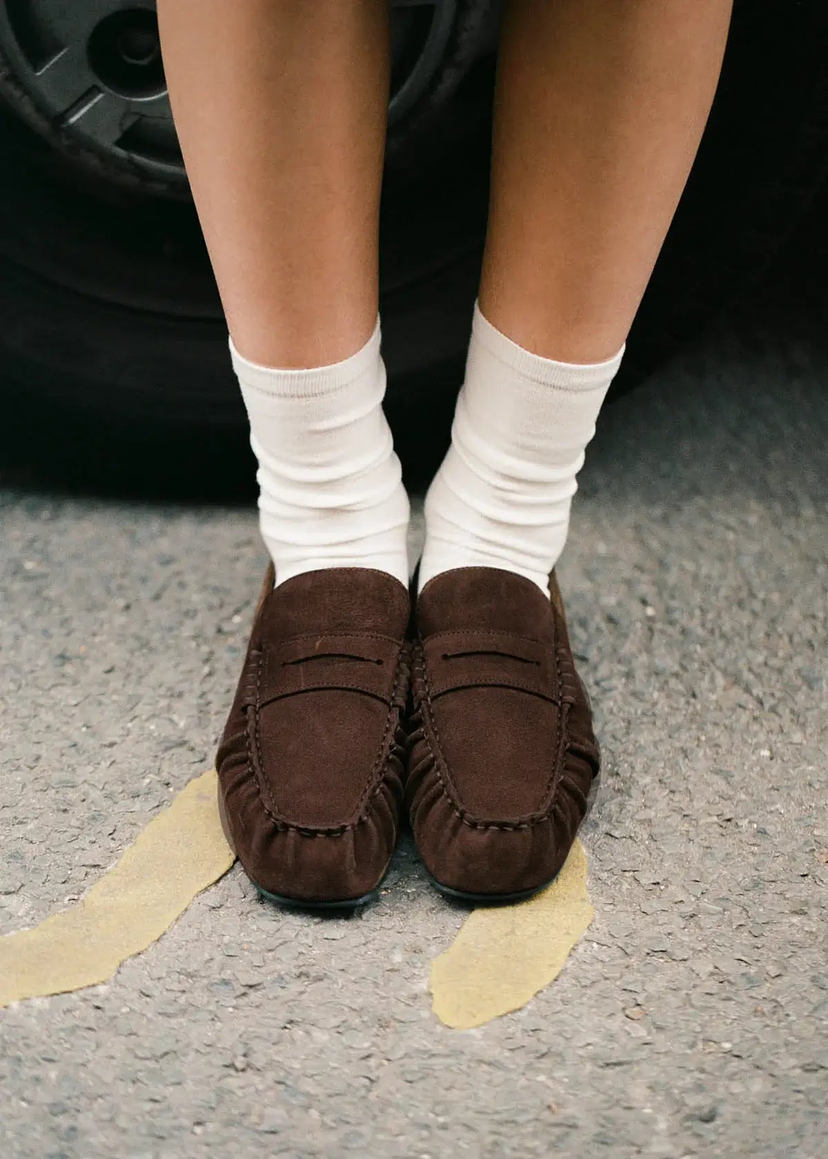 Aven Leather Loafers - Suede Brown