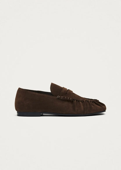 Aven Leather Loafers - Suede Brown