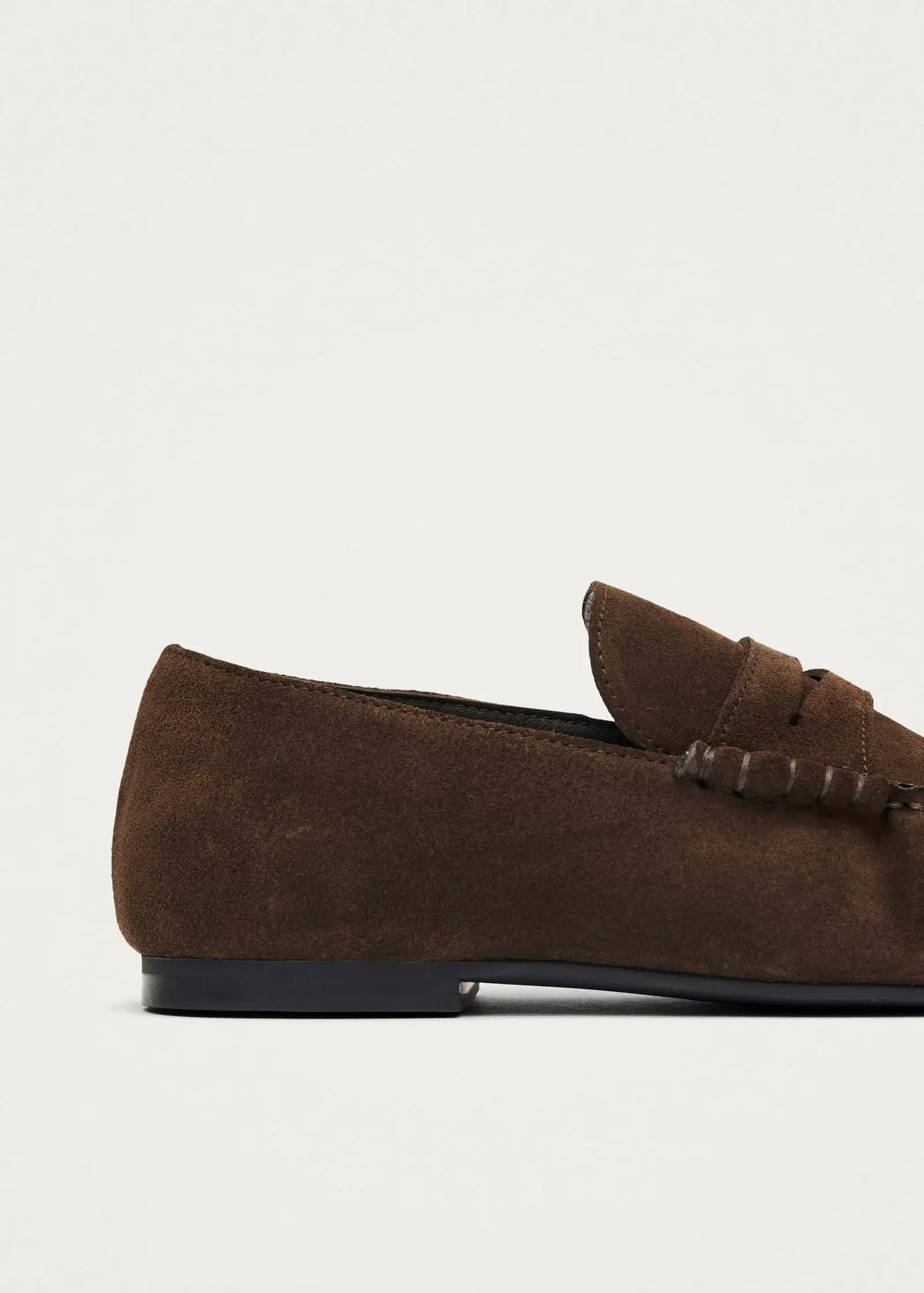 Aven Leather Loafers - Suede Brown