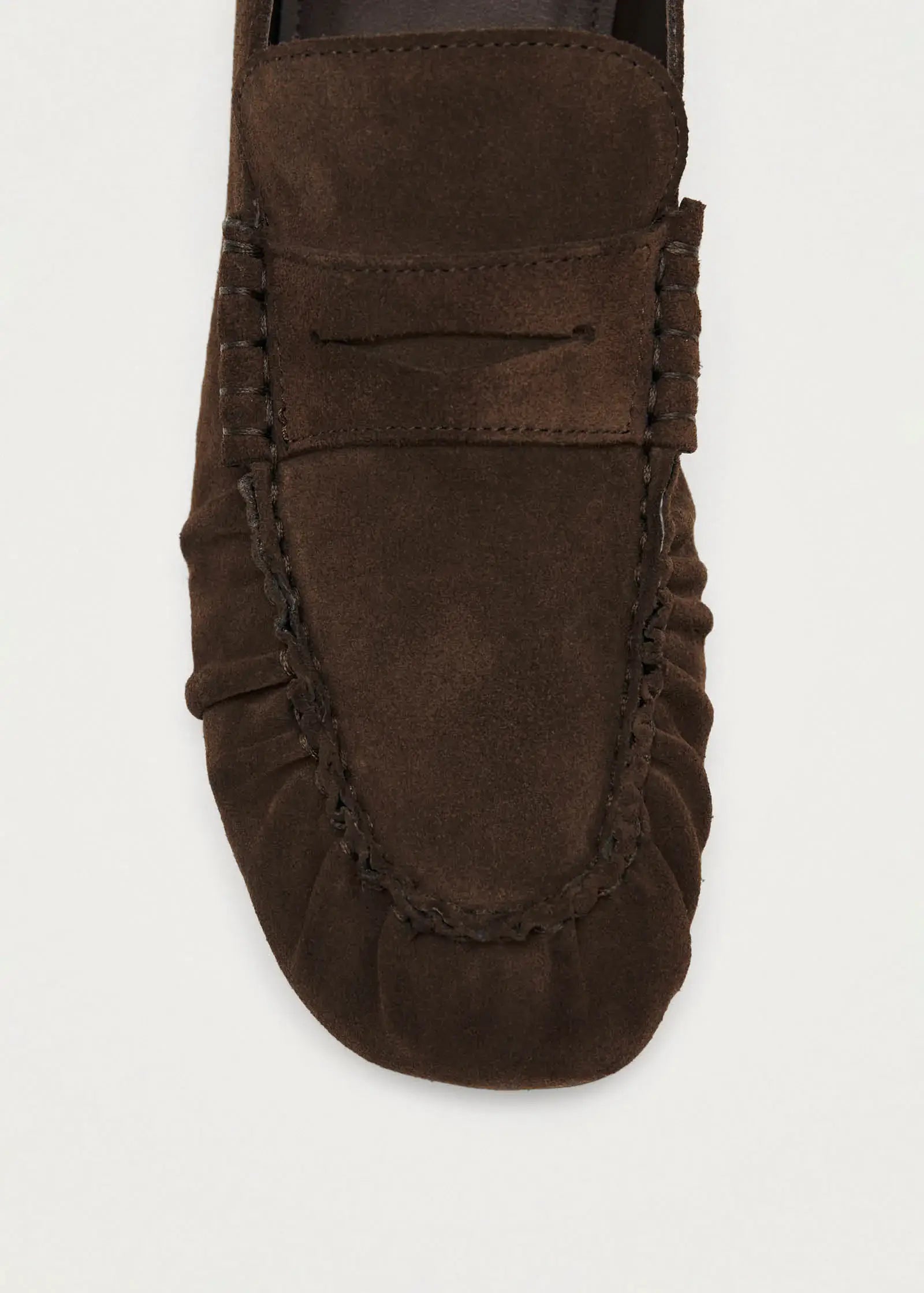 Aven Leather Loafers - Suede Brown