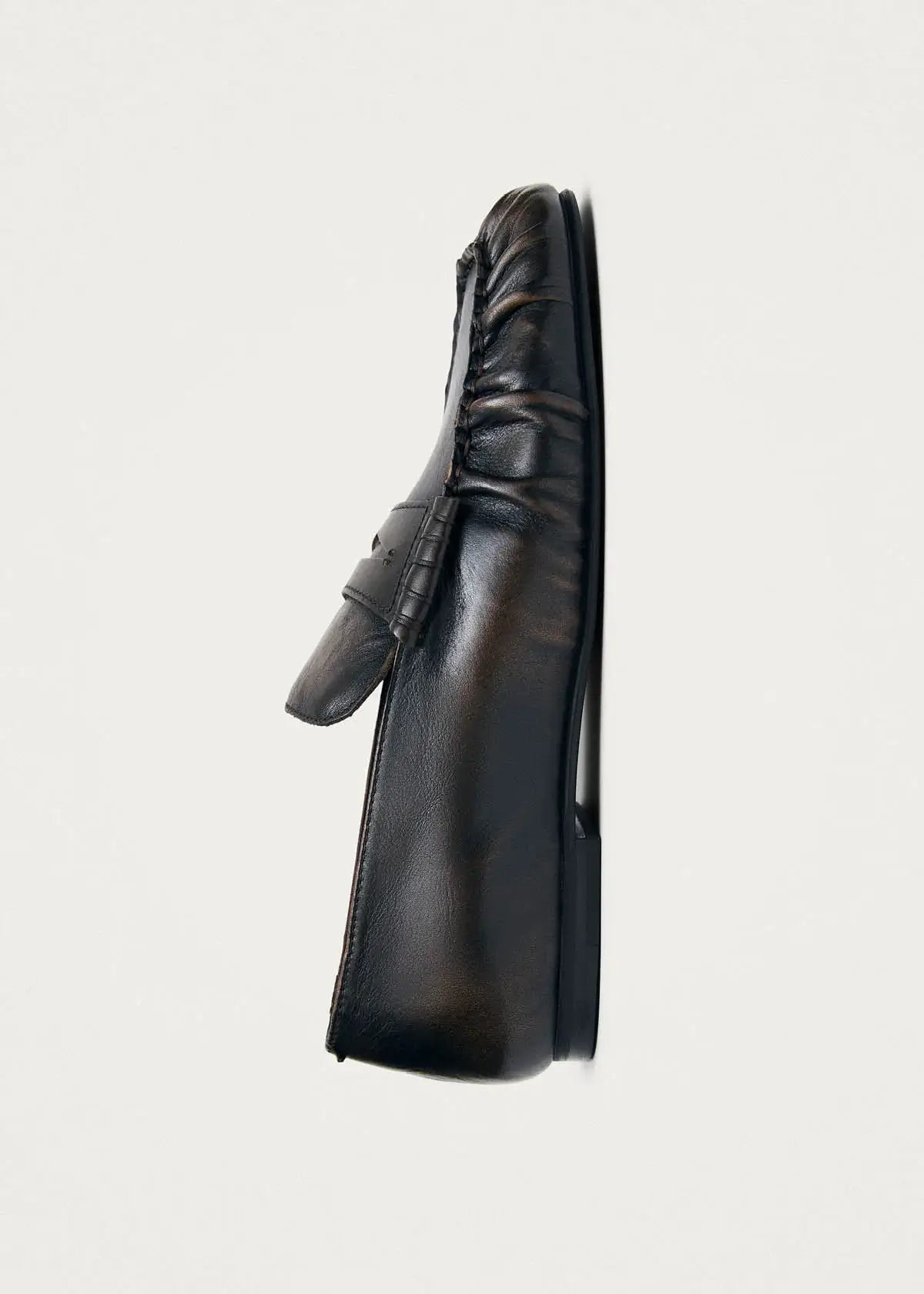 Aven Leather Loafers - Vintage Effect Brown