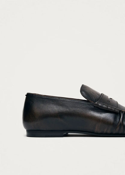 Aven Leather Loafers - Vintage Effect Brown