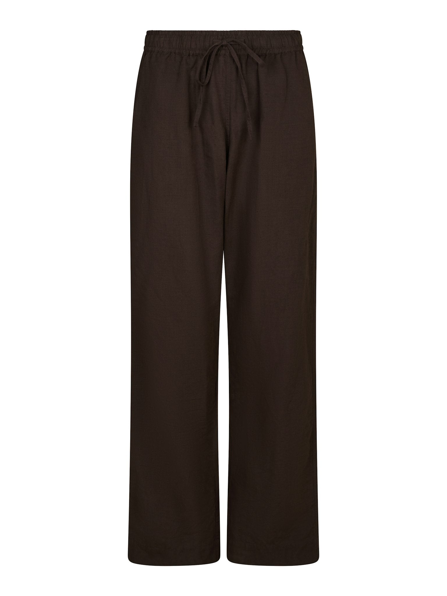 Sonar Linen Pants - Dark Brown