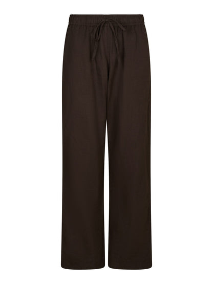 Sonar Linen Pants - Dark Brown