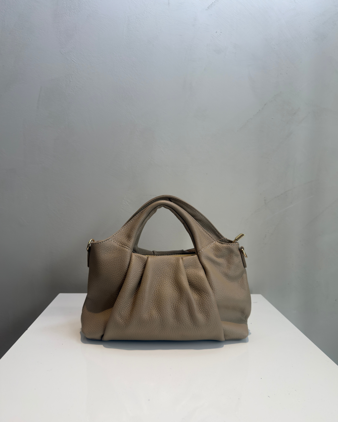 Plooi Tas - Taupe