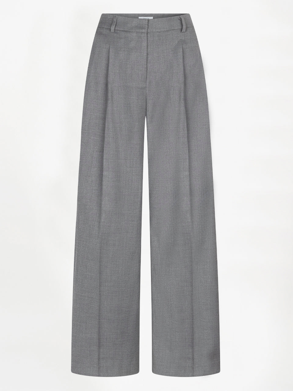 Biaxa Faltenhose – Granitgrau Meliert