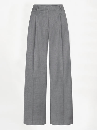Biaxa Faltenhose – Granitgrau Meliert
