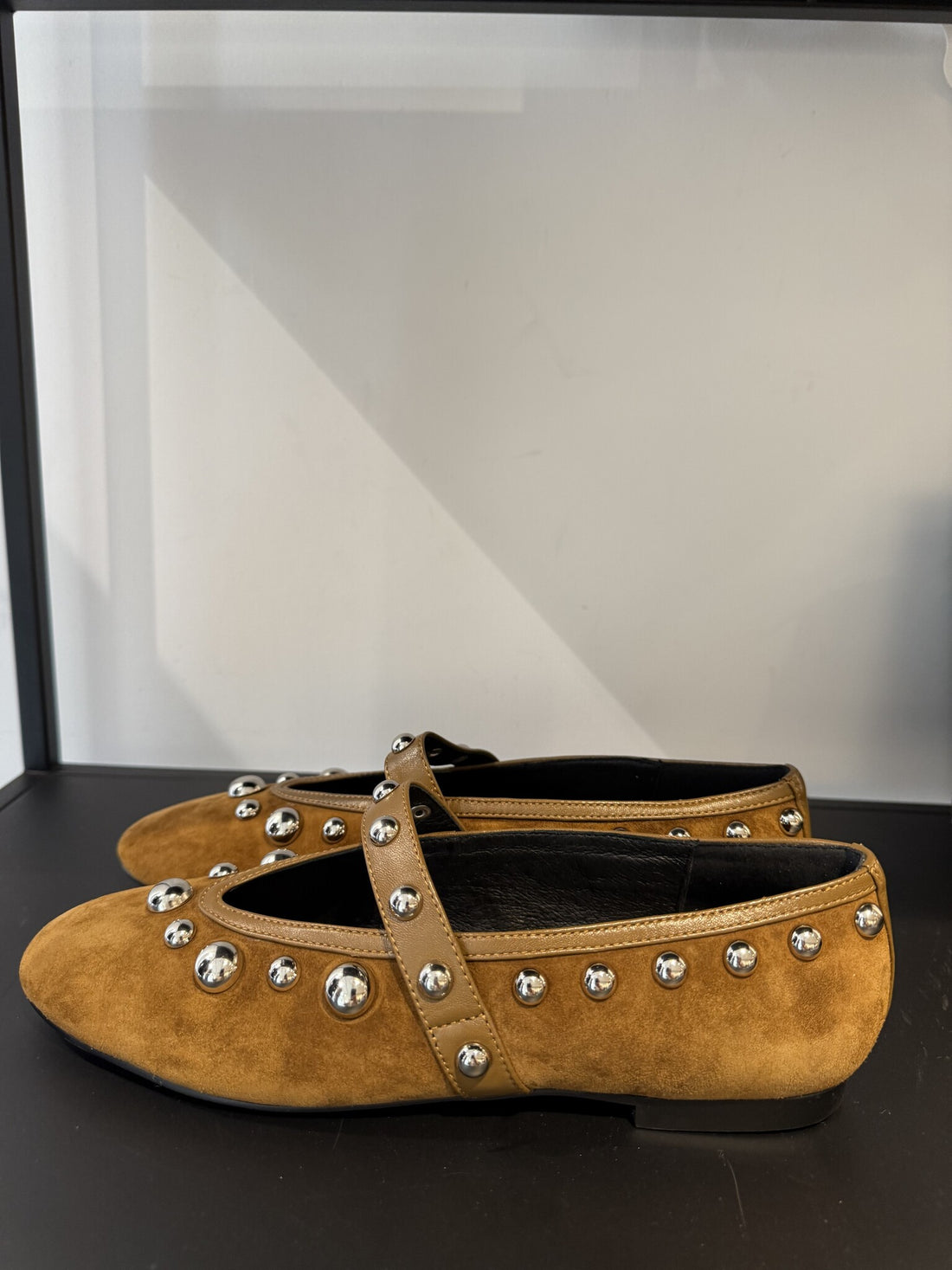 Bailarinas - Kid Suede Cuero