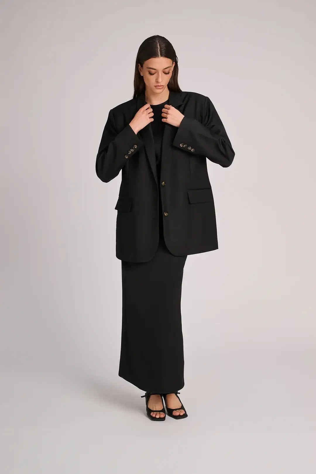 MY_BLAZER NAPLES - COOLWOOL BLACK