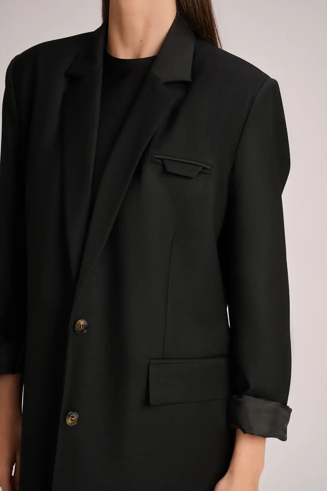 MY_BLAZER NAPLES - COOLWOOL BLACK