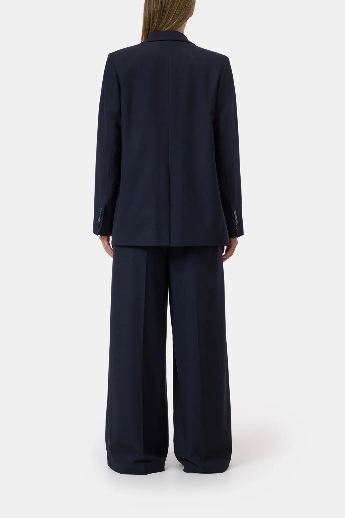 Taillierter Zweireiher-Blazer - Dark Night