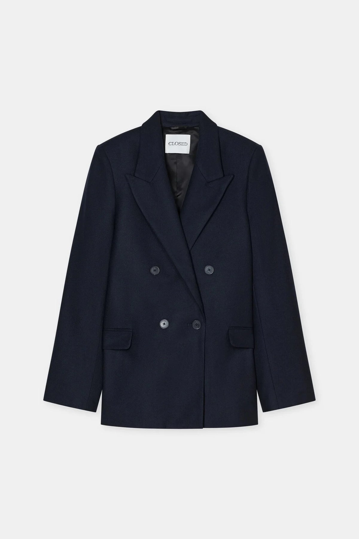 Taillierter Zweireiher-Blazer - Dark Night
