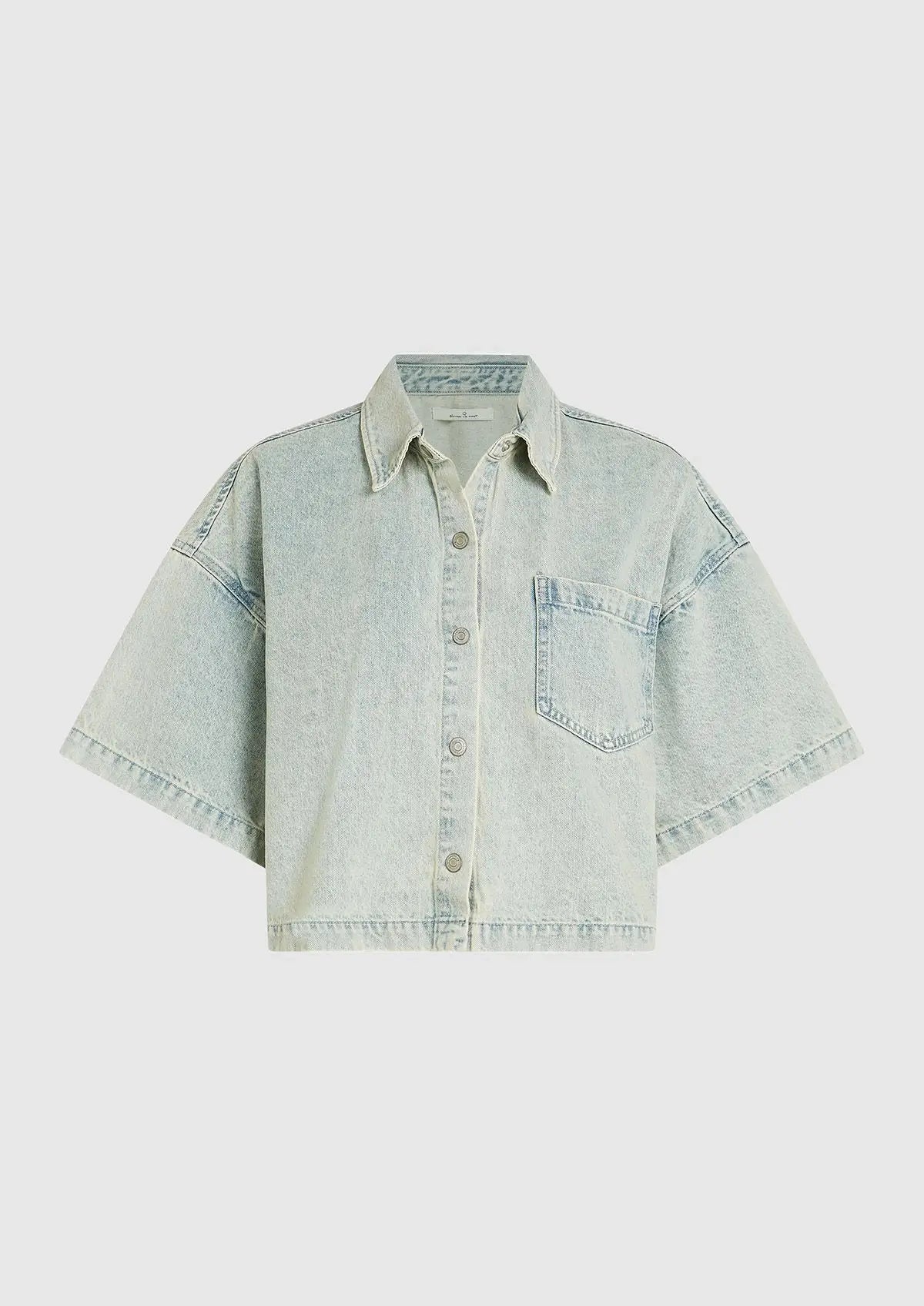 Denver Blouse - Carribean Blue Wash