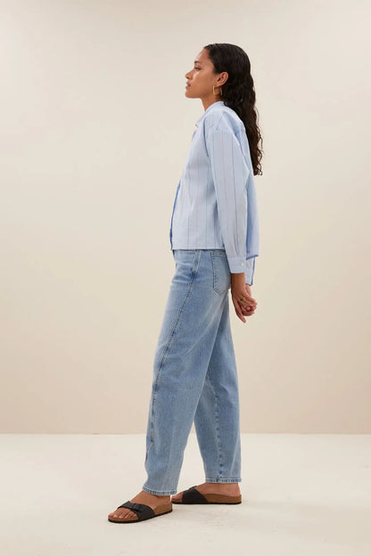 begum denim pant - light denim
