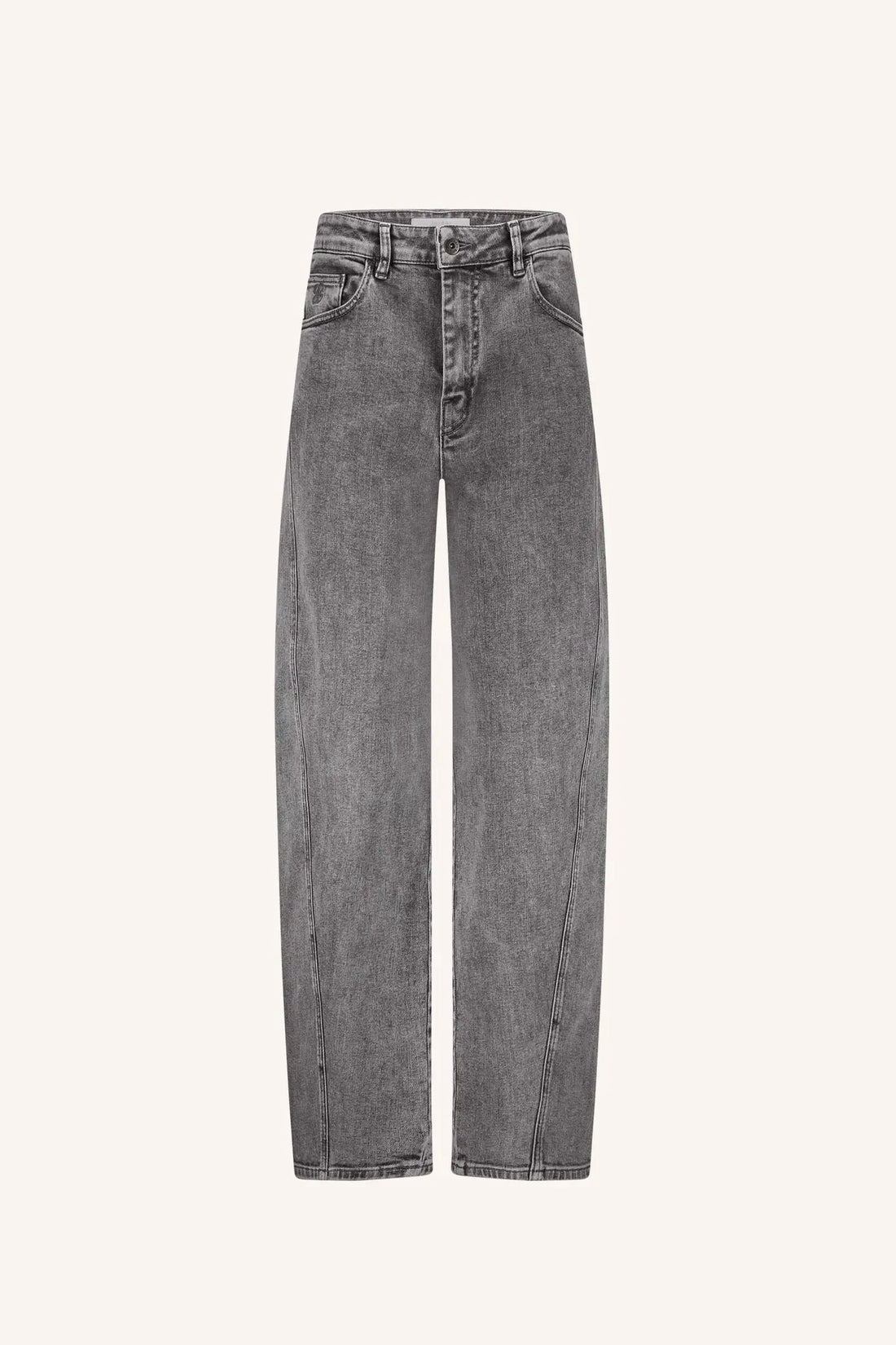 Begum Grey Pants - Grey denim