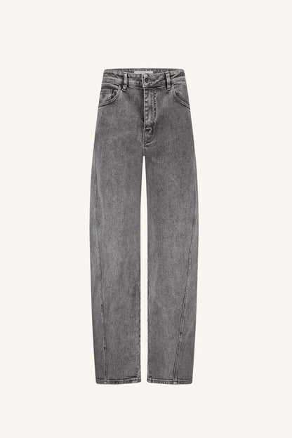 Begum Grey Pants - Grey denim