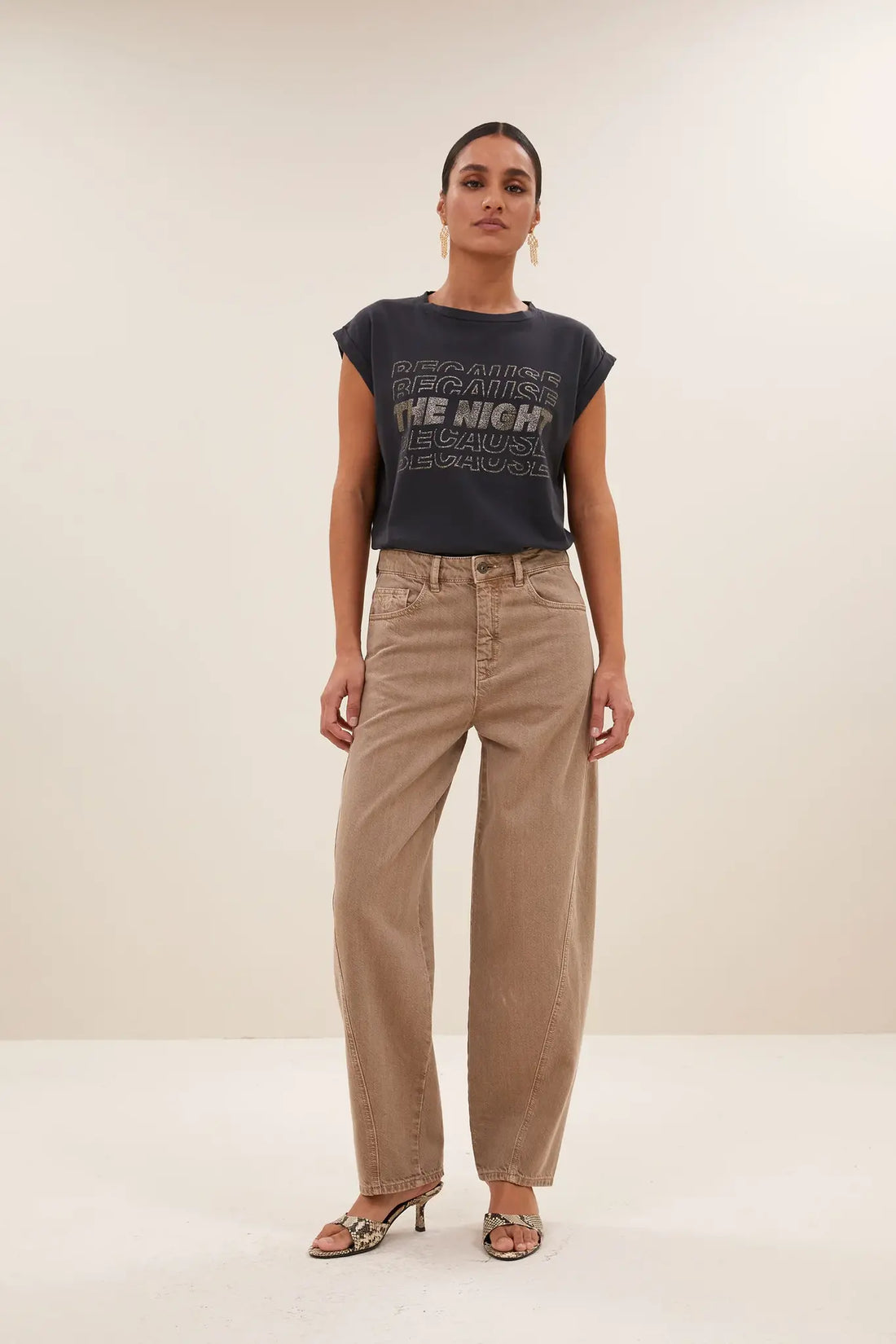 Begum sand pant - Stone sand